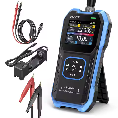 HRM-10 Voltage Internal Resistance Battery Tester, Milliohmmeter 100V 200Ω, Car Battery Tester, Batt