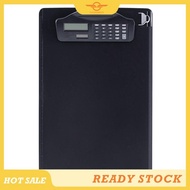 [CloudsMiles] Multifunctional Clipboard with Binder Calculator Writing Pad Pen Slot & Scale for A4 P