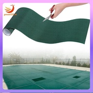 [gaozuo523.vn] Pool Cover Patch Kit, 39x8in Cuttable Swimming Pool Cover Repair Mesh with Adhesive B