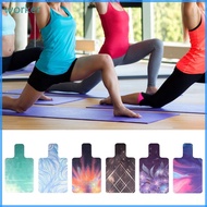 Wor* Pilates Reformer Machine Towel Exercise Mat Mini Exercise Mat Rubber Backing Mat