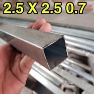 2.5 x 2.5 Hollow Besi Galvanis Kotak Anti Karat Tebal 0.7mm