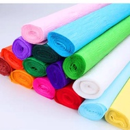 CREPE PAPER ROLL 2.5M 1 Roll Crepe Paper Gift Wrapping Hantaran