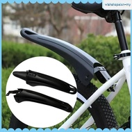 [WishshopelxnMY] Front And Rear Mudguard Mudguard Set Rain Cover Accessories Guard for 20 24 26 Inch Folding Bikes Mountain Bikes