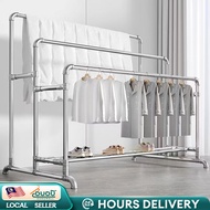 Ampaian Baju Stainless Steel/Water Pipe Clothes Drying Rack/Rak Baju Besi/Penyidai Baju/Jemuran Paka