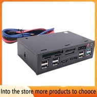 【lezheng】5.25 Inch Usb 3.0 Front Panel Pc Usb 3.0/2.0 Hub E-Sata Sata Audio Multi Card Reader for Co