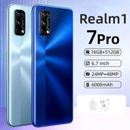 Telefon Baharu Realm1 7 Pro Untuk Dijual 2023 100% Asli Android Telefon Pintar COD Telefon Murah Jenama Baru