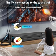 SMART ELEC--USB to Optical Audio Adapter USB to Optical Cable USB to Optical Audio Converter Cable U