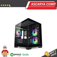 Tecware VXM EVO Core Infinity TG RGB MATX Case, with 3x Fixed RGB Fans
