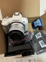 Canon EOS R50相機 白色連鏡頭套裝