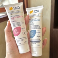 Cancer Council Facial Broad Spectrum Sunscreen 75ml Refreshing SPF50 Sensitive Waterproof Whitening 