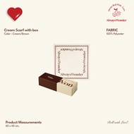 AlwaysWonder | Roll with Love Cream Scarf
