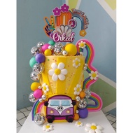3D TOPPER CAKE 70’s RETRO CUSTOM