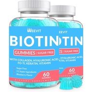 Biotin 10000mcg Biotin dan Kolagen untuk Wanita dan Lelaki |   Gula Bukan GMO