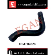 RADIATOR HOSE (LOWER) 242F2-12051 TCM FORKLIFT FD20-30T7 FD30T6N, FD30C7, FD30T7, FD30W7, FD70Z8,T3.
