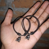 Gelang Couple Panda Tali Korea Waterproff 1.5mm Estetik Dan Elegan/Gelang Tangan Anniversary Bracele
