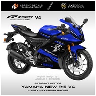 Decal Striping R15 V4 Hayabusa Racing Yamaha R15M Motorcycle Sticker/ Custom Design / Stock Decals L
