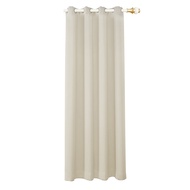 Heavy Duty Quilted Curtains Panel Living Room 100% Blackout Curtains Eyelet Heat Blocking Winter Kee