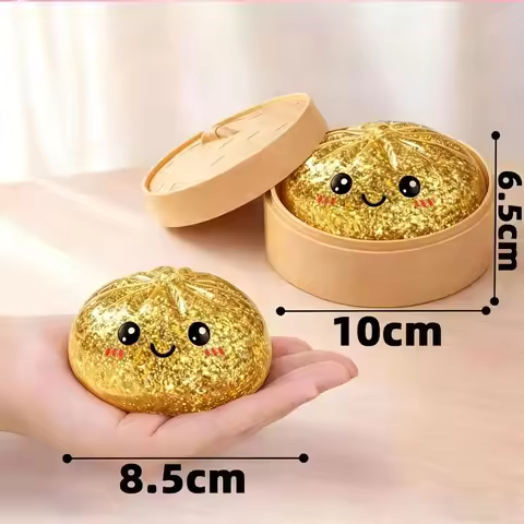 Dumpling Squishy ULTRA RARE Gold Glitter Hidden Edition Dumpling Squishies Squishy Dumpling Slow Ris