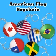 GANTUNGAN American Flag Keychain / American Flag Keychain
