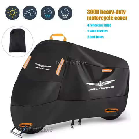 For Honda GoldWing 1800 Gold Wing GL1800 F6B Motorcycle Cover Waterproof Outdoor Scooter UV Protecto
