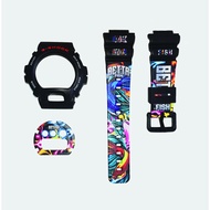 Betta Fish DW-6900 Custom Made band & bezel BNB Jam G-Shock | Faceplate Tali G-Shock DW-6900