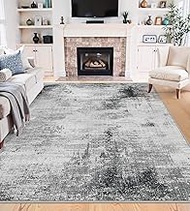 7x9 Washable Area Rug - 7x9 Area Rugs Modern Abstract Rugs for Living Room Soft Machine Washable Ant