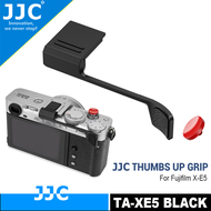 JJC Fuji X-E5ยกนิ้วให้ที่จับที่วางพักอะลูมินัมอัลลอยรองเท้าร้อนที่จับปลอดภัยสำหรับกล้อง XE5ฟูจิฟิล์ม