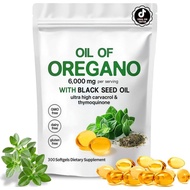 Organic Basil Oil and Seed Oil-2 in 1 Basil Oil Capsules, Organic, 300mg | Non-Genetic Plants | Supp