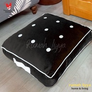 Liyya - 50x50 jumbo aesthetic cafe living room Floor Cushion - Dolte Cushion Floor