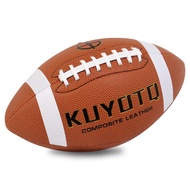 KUYOTQ Youth/Adult Football - Official Size 7/9 Football Soft Composite Leather American Football - 