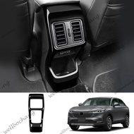 Car Glossy Black Rear Vent Outlet Frame for Honda Vezel HRV 2021 2022