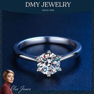 DMY Jewelry แหวนเงิน 925แท้/ แหวน คู่ กับ แฟน/ แหวนเงินเเท้ ผญ/ แหวนเงินเเท้/ แหวนเงินเเท้ ผญ/ ทอง18k แท้อิตาลี/ แหวนมงคล/ แหวนเพชร Moissanite หมั้นระดับพรีเมียม