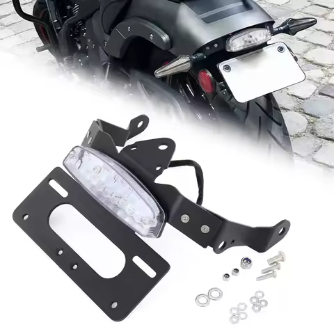 License Registration Plate Holder Rear Tail Tidy Fender Eliminator Vulcan S 2015-2026 Vulcan Cafe 20
