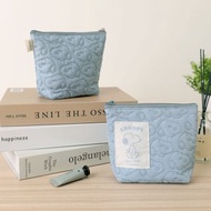 Peanuts史努比絎縫收納包 Snoopy 化妝包 隨行包