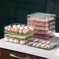 AT-🛫Dumpling Storage Box Refrigerator Dumpling Freezing Multi-Layer Food Grade Wonton Box Freezer Box Household Dumpling