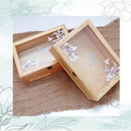 Bridesmaid box /box groomsman wooden box 30 x 20 x 10 cm