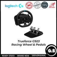 Logitech G923 Racing Steering Wheel + Pedals Included