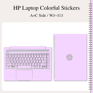 Pre-cut Solid Color Simple Laptop Sticker Laptop Skins For HP Laptops Pavilion 14S-CF，14S-DK，14-am，1
