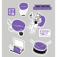 [GIFT NOT FOR SALE] STICKER EVERY HALF