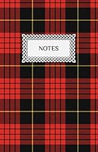 Notes: Lined Journal Notebook | Clan Macqueen Tartan | Scottish Plaid Pattern | 5.5” x 8.5” (13.97 x