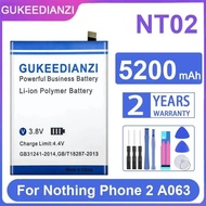 High Performance Mobile Phone Battery NT02 For Nothing Phone 2 A063 5200mAh