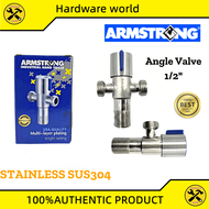 ARMSTRONG SUS 304 Stainless Angle Valve 1/2" One Way / Two Way