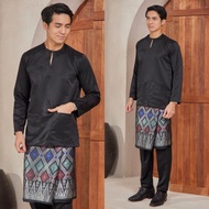 (XS - 3XL) Baju Melayu teluk belanga plus size nikah tunang pengantin sanding baju Melayu sedondon k