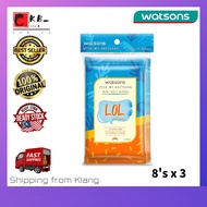 WATSONS Mini Wet Wipes LOL Unscented 8's x 3 packs / Watson Wipe
