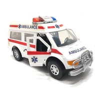 PULL BACK AMBULANCE TOY / AMBULANCE VEHICLES TOY /  KIDS PRETEND PLAY AMBULANCE VEHICLES TOY