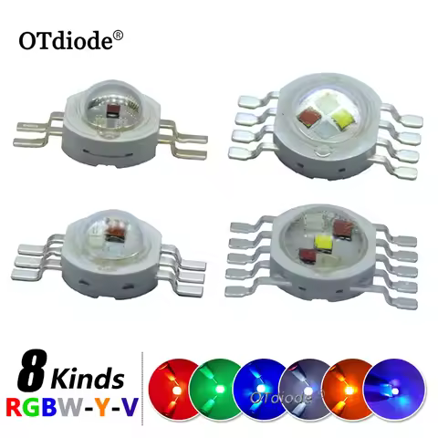 RGB RGBW RGBWW RGBWY RGBWYV LED COB Chip 3W 4W 5W 6W 8W 9W 10W 12W 15W 18W Colorful For 3 6 9 12 15 