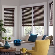 [BO Blind] Premium Timber Blinds 35mm Custom Made Made in Malaysia