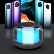 Loa Bluetooth Trong Suốt Đèn LED Âm Thanh Vòm 6D Super Bass C7 Loa C7 Plus - Công Suất 5W Có Khe Cắm