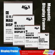 AIPINGA0 Certificate Frame, Wall Mounted A3/A4/A5 Display Frame, Versatile Magnetic Transparent Acry