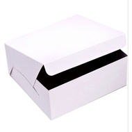 Cake Box White / Kuih Lapis Box (No Window) 9"x9"xH2.5"